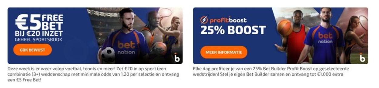Sportbonussen bij XXL Casino