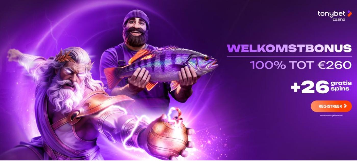 welkomstbonus Tonybet online