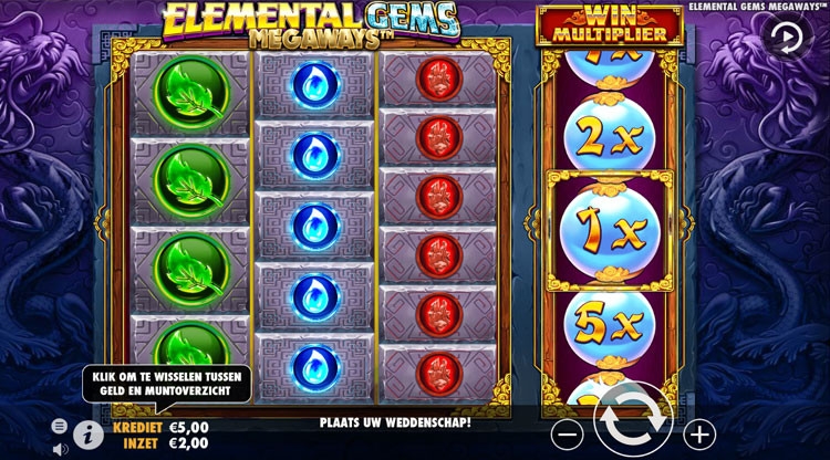 Elemental Gems Megaways Screenshot