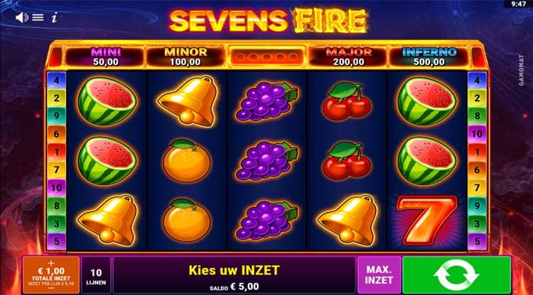 Sevens Fire screenshot