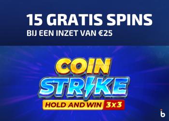 Claim bij Betnation vijftien gratis spins na inzet van 25 euro