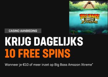 Claim elke dag 10 gratis spins bij LiveScore Bet na €10 inzet