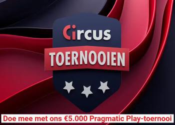 Doe mee aan het Pragmatic Play Toernooi bij Circus Casino!