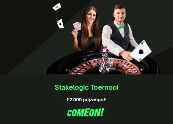 Doe nu bij ComeOn Casino mee aan het Stakelogic Toernooi