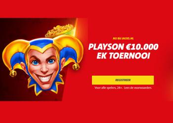 Jacks organiseert Playson Toernooi met 10K aan prijzen!