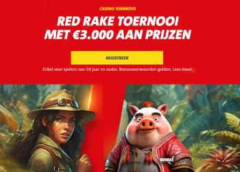 Jacks organiseert Red Rake Toernooi met 3K aan prijzen Jacks organiseert Red Rake Toernooi met 3K aan prijzen