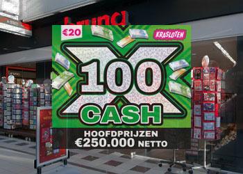 Klant van de Bruna wint een kwart miljoen via het kraslot 100x Cash