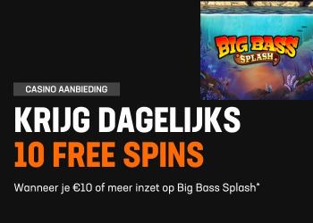 Krijg 10 gratis spins per dag bij LiveScore Bet na 10 euro inzet Krijg 10 gratis spins per dag bij LiveScore Bet na 10 euro inzet