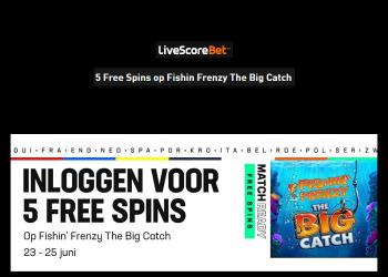 Log in bij LiveScore Bet en ontvang hiermee 5 gratis spins