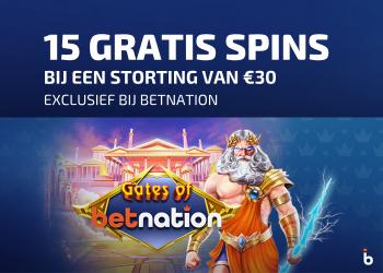 Ontvang vijftien gratis spins van Betnation na 30 euro storting
