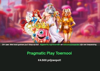 Pragmatic Play Toernooi bij ComeOn heeft 4500 euro prijzenpot