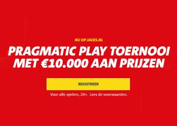 Pragmatic Play Toernooi met 10K aan prijzen gestart bij Jacks
