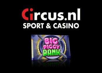 Verdien tot 500 coins met Big Piggy Bank bij Circus Casino Verdien tot 500 coins met Big Piggy Bank bij Circus Casino
